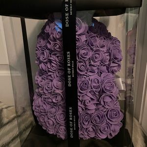 dose of roses | Other | Dose Of Roses Small Purple Rose Bear | Poshmark